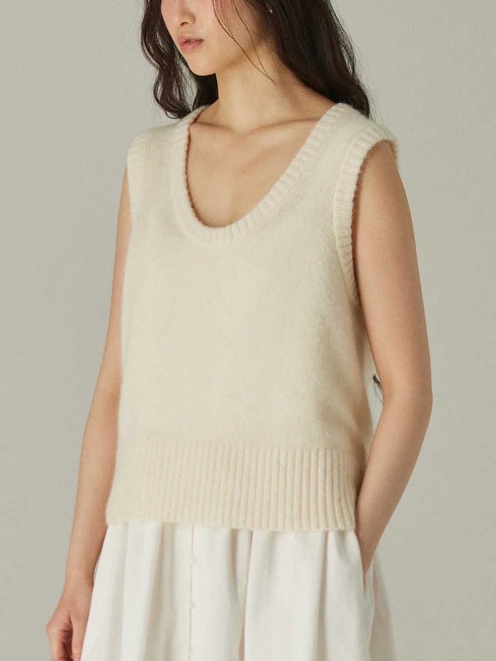 Something To Hold Scoop Neck Vest